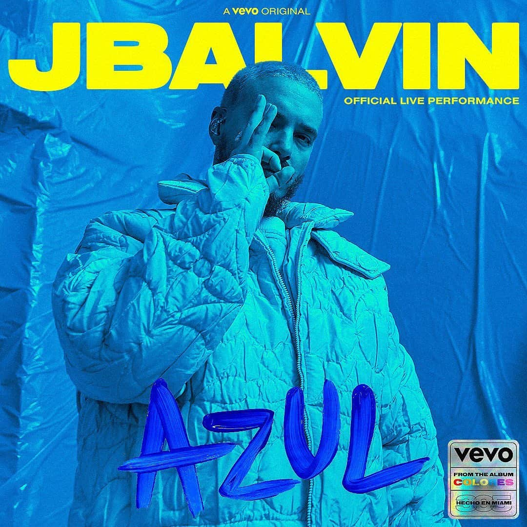 Vevoさんのインスタグラム写真 - (VevoInstagram)「Add some #Colores to your holidays with @JBalvin’s Official Live Performances of “Azul,” “Rojo,” “Negro” & “Amarillo” 🌈 ⠀⠀⠀⠀⠀⠀⠀⠀⠀ ▶️[Link in bio] #JBalvin」1月2日 9時12分 - vevo