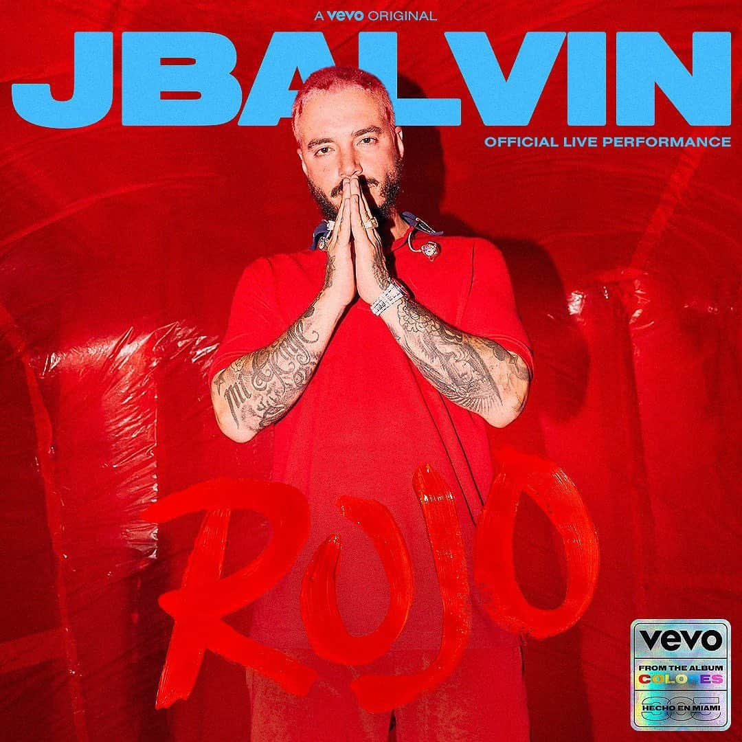 Vevoさんのインスタグラム写真 - (VevoInstagram)「Add some #Colores to your holidays with @JBalvin’s Official Live Performances of “Azul,” “Rojo,” “Negro” & “Amarillo” 🌈 ⠀⠀⠀⠀⠀⠀⠀⠀⠀ ▶️[Link in bio] #JBalvin」1月2日 9時12分 - vevo