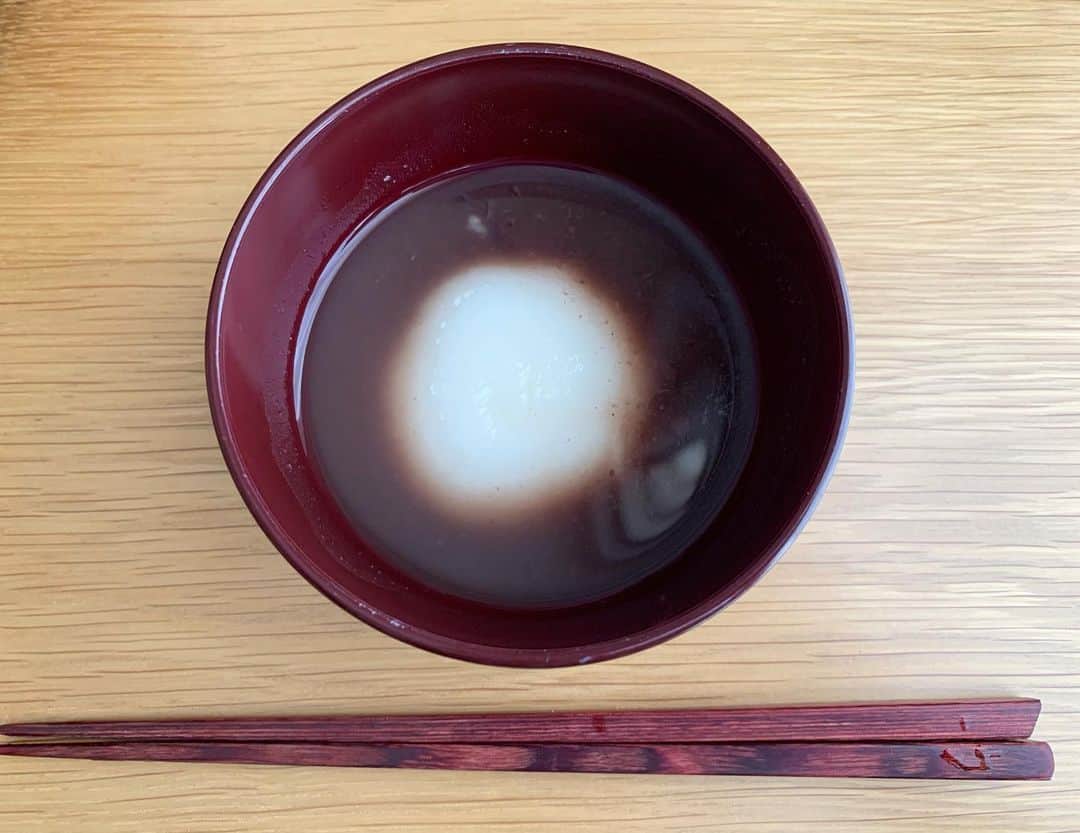 加納有沙さんのインスタグラム写真 - (加納有沙Instagram)「おしるこに浮かぶひかり。」1月2日 9時38分 - alissakano