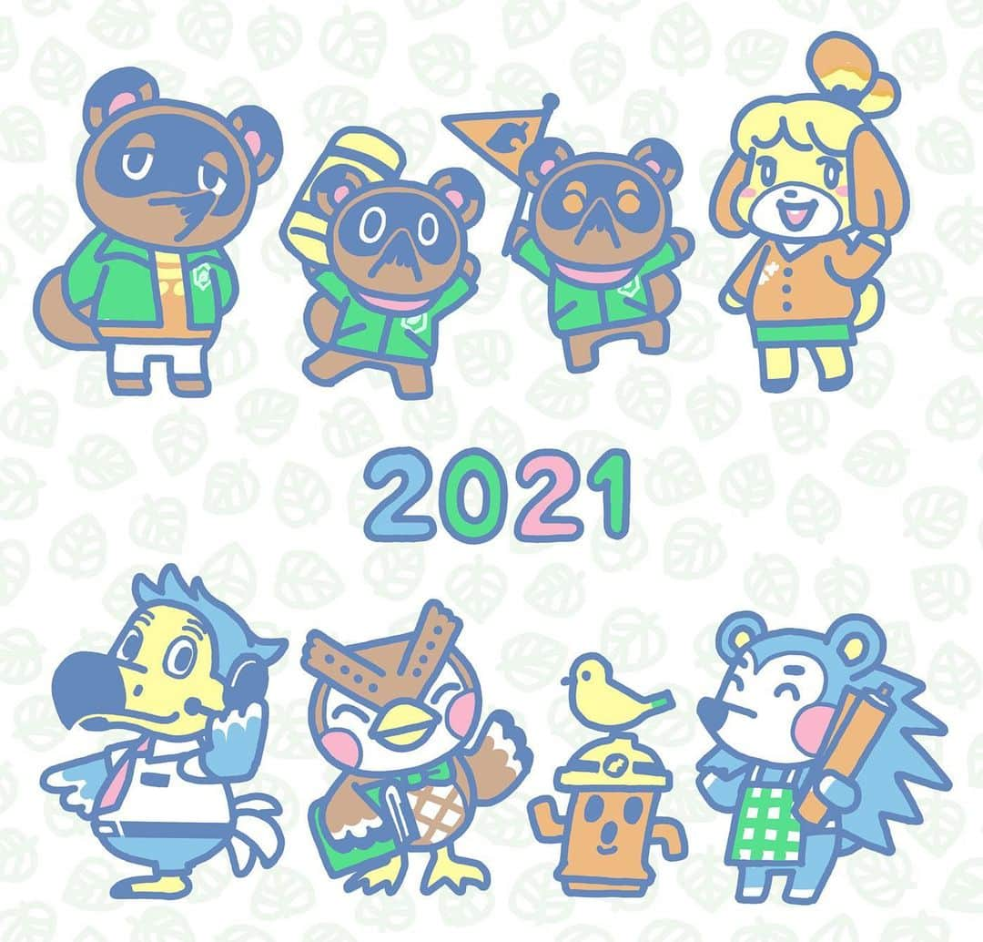 任天堂アメリカさんのインスタグラム写真 - (任天堂アメリカInstagram)「Who’s ready for the #NewYear in #AnimalCrossing: New Horizons? Here’s to a great 2021 on your island! #ACNH #HappyNewYear」1月2日 9時45分 - nintendoamerica