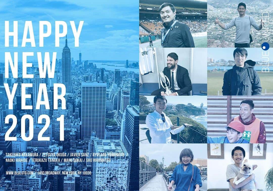 田中輝和のインスタグラム：「新年明けましておめでとう御座います⛩ 今年も宜しくお願い致します🙇‍♂️ #2021#Blueunited」