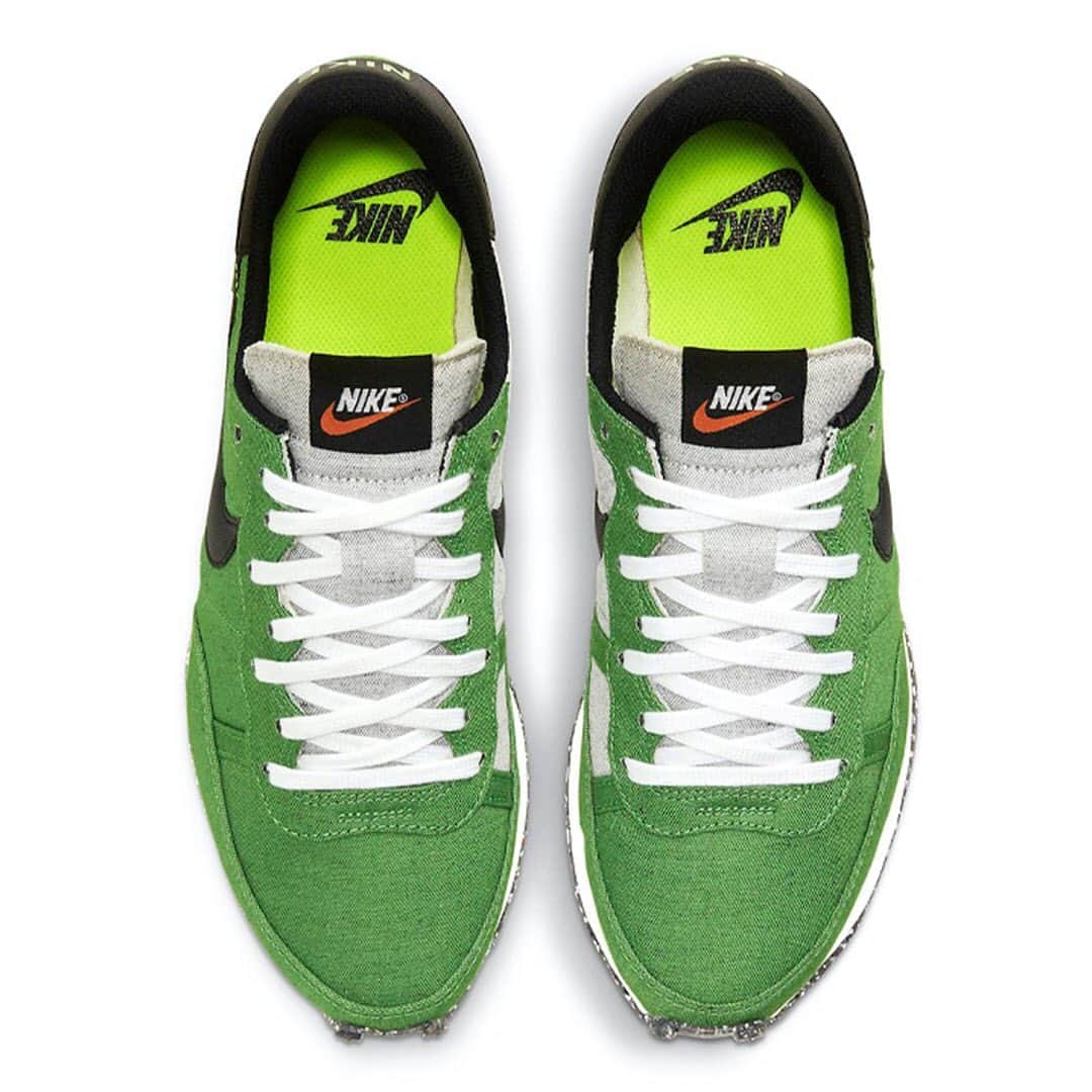 HYPEBEASTさんのインスタグラム写真 - (HYPEBEASTInstagram)「@hypebeastkicks: @nike is delivering an eco-friendly iteration of the  Challenger OG in "Mean Green." Crafted using at least 20% recycled waste, Nike has reimagined its retro sneaker with a vibrant green upper, alongside gray paneling on the inner wall and the tongue. The Nike Swoosh and heel tab arrive in all-black, while the fluorescent insoles and white laces offer a pleasing contrast. The upper sits atop a speckled Grind outsole, each sneaker is completed with traditional Nike branding on the heel panel and a branded tab on the tongue. These are set to drop sometime in early 2021 for $90 USD.⁠⠀ Photo: Nike⁠」1月2日 10時19分 - hypebeast