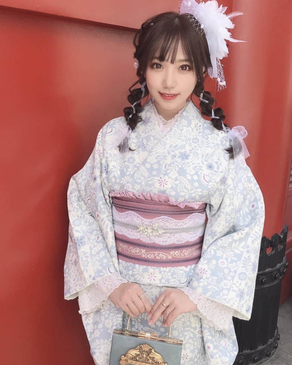 永瀬那奈のインスタグラム：「明けましておめでとうございます🎍 今年もよろしくお願い致します💝 　  #2021 #happynewyear #着物 #あけましておめでとうございます #今年もよろしくお願いします」