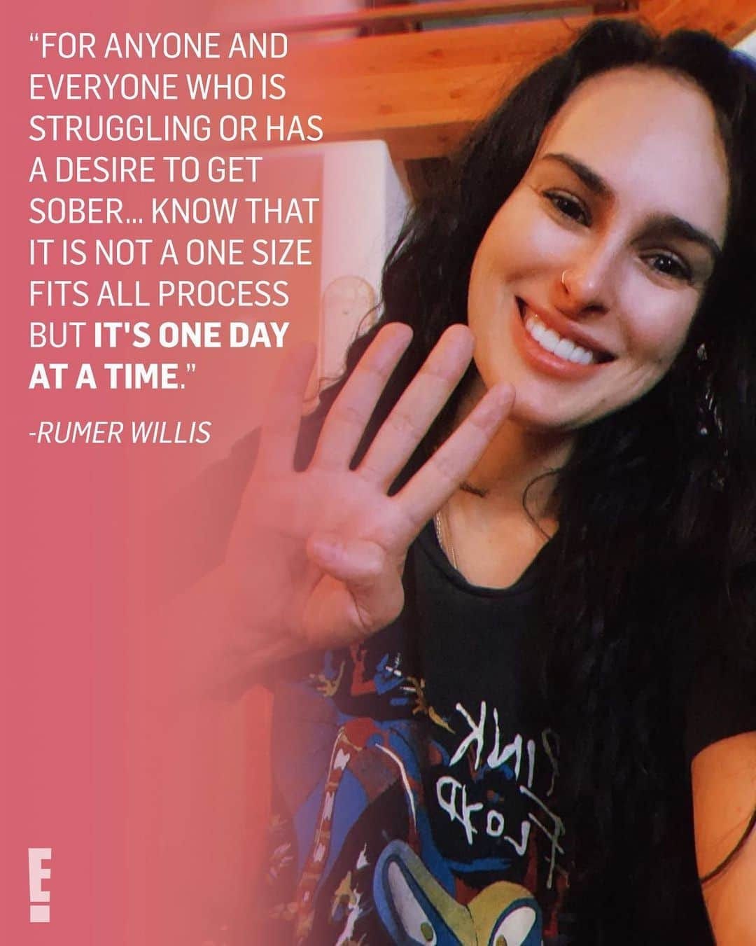 E! Onlineさんのインスタグラム写真 - (E! OnlineInstagram)「Despite a year full of challenges, Rumer Willis is 4 years sober and celebrating "choosing herself." 💗(📷:@rumerwillis)」1月2日 12時02分 - enews