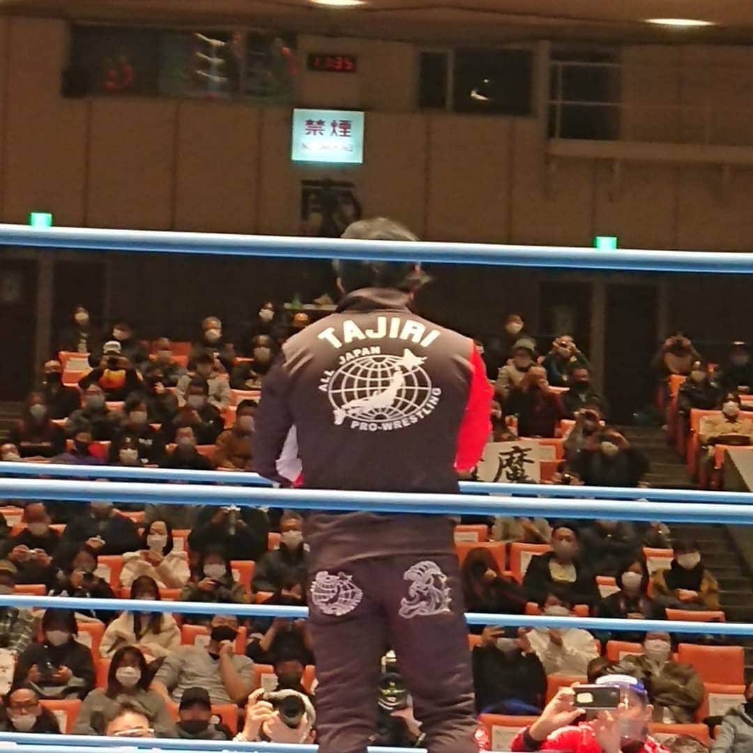 TAJIRIのインスタグラム：「26 years of career.  Officially joined All Japan Pro Wrestling.#ajpw #tajiri #wrestling」