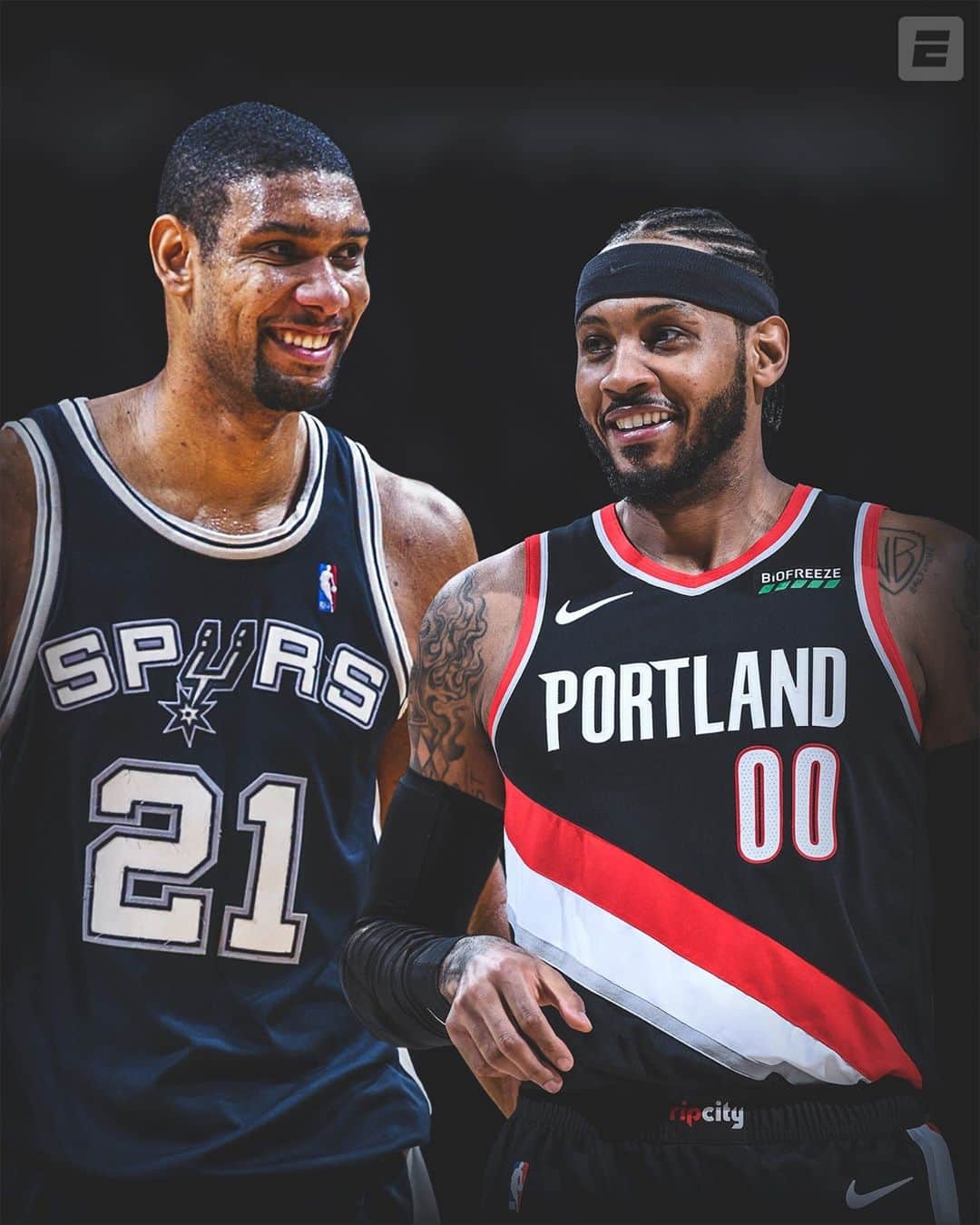 espnさんのインスタグラム写真 - (espnInstagram)「Melo passed Tim Duncan for 14th all-time in scoring on Friday night.  Another milestone 🍷」1月2日 15時18分 - espn