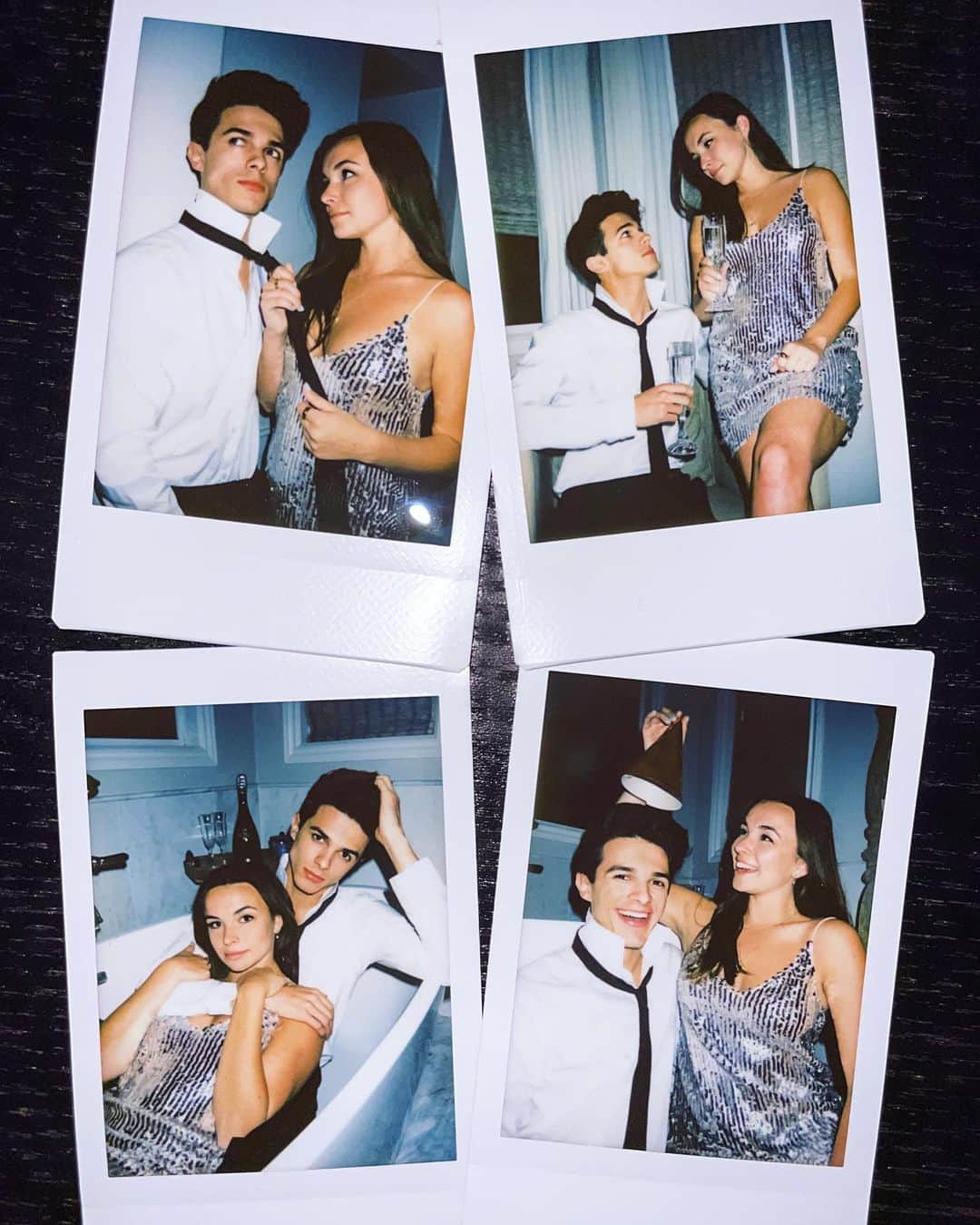 Brent Riveraのインスタグラム：「New Years’ polaroids with my bestie 💘」