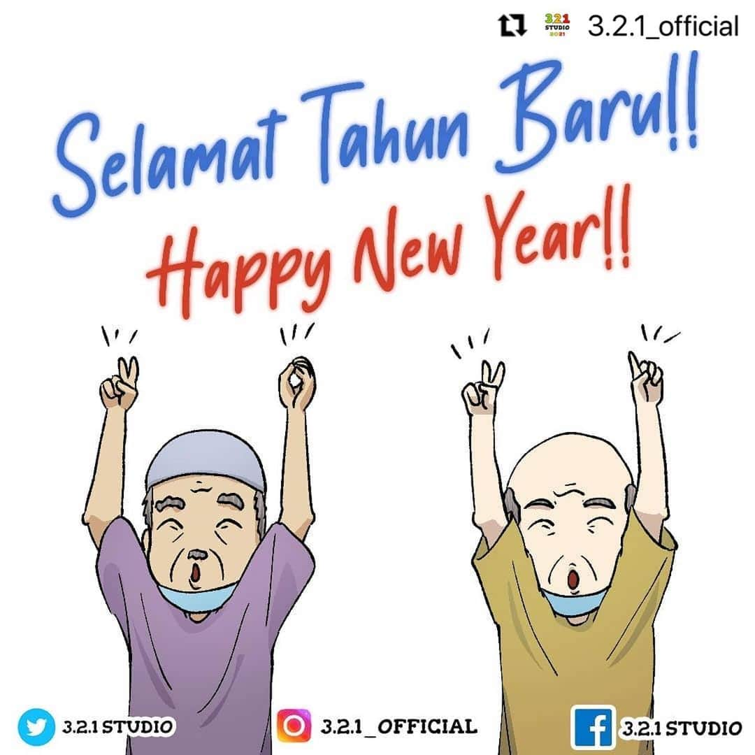 Koleksi Komik Malaysiaさんのインスタグラム写真 - (Koleksi Komik MalaysiaInstagram)「#Repost @3.2.1_official with @make_repost ・・・ Tahun yang mencabar, juga tahun yang kelakar. Macam2 perkara jadi kan? Cuba ceritakan pengalaman, perkara yang korang rasa kelakar, sedih, benda tular atau apa saja yang jadi tahun 2020. Mesti banyakkan?😁  Komen dan tag keluarga, kawan2 dan kenalan korang kat bawah👇 . Eh, lupa nak cakap. Terima kasih atas sokongan korang pada kami tahun ni. Harap korang akan terus sokong kami untuk tahun2 seterusnya! Korang memang ohsem arghhh!!  Salam Tahun Baru dari kami di @3.2.1_official 😆 . Jaga diri, jaga keluarga, patuhi SOP, amalkan langkah pencegahan dan banyakkan berdoa. Covid-19 masih ada dalam komuniti kita, jangan alpa! . A challenging year, also a funny one. All sorts of things happend right? Tell us your experience, things that you think funny, sad, and viral stuff or anything that happened in 2020. Must be a lot right?😁  Comment and tag you family, friends and acquaintance below👇 . Eh, forgot to say. Thank you guys for your support to us this year.  Hope all of you will continue to support us in the coming years too!! You guys are indeed ohsem arghhh!!  Happy New Year from us at @3.2.1_official 😆 . Take care of yourself, take care of your family, follow the SOP, practice prevention steps and pray a lot! Covid-19 is still in our community, don't forget!  . #comic #comics #comicstrip #animation #malaysia #komik #komikmalaysia #animasi #anime #cartoon #cartoonist #cartoons #drawing #illustration #mangaartist #mangadrawing #illustrator #komikstrip #gengkomik #webcomic #webtoon #kartun #321OFFICIAL #stayhome #malaysiancomic #manga #mangaart #tahunbaru newyear #2021」1月2日 16時58分 - tokkmungg_exclusive