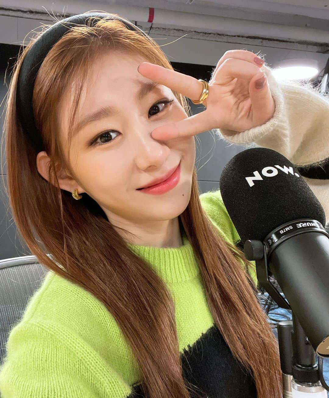 チェリョンのインスタグラム：「naver now. 💚」