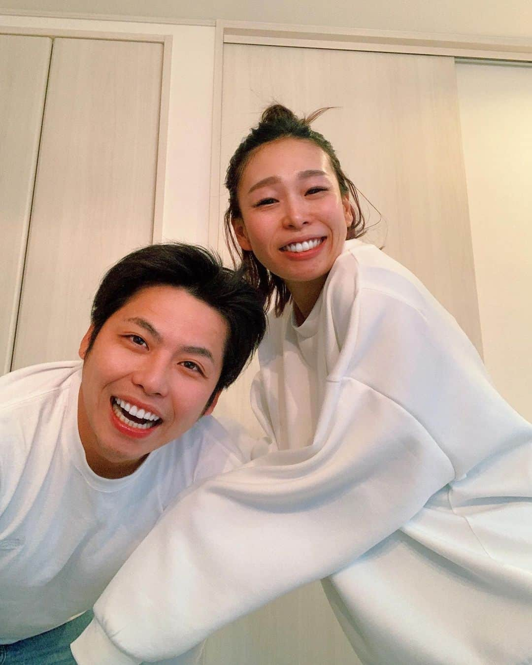 koichan familyさんのインスタグラム写真 - (koichan familyInstagram)「ぶくぶく成長しとります。 今年は10キロ痩せてほしいです😇 ・ ・ ・ #夫婦#カップル#thenorthface#northface#gu#uniqlo#ペアルック」1月2日 17時55分 - koichan5.5