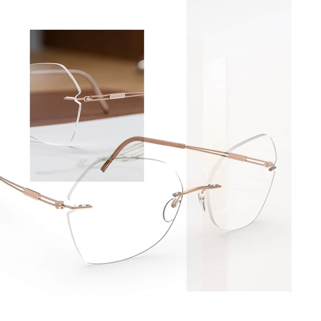 シルエットのインスタグラム：「The beating heart of the whole Elegance collection is the quality of the materials carefully crafted by experts. Featuring: TNG Crystals 5551⁠ .⁠ .⁠ .⁠ #silhouetteeyewear #tryitwearitloveit #eyeweardesign #luxuryeyewear #fashioneyewear #opticalframes」