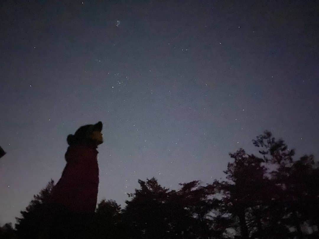 佐藤藍子さんのインスタグラム写真 - (佐藤藍子Instagram)「2021年が始まりましたね🎵  皆様、明けましておめでとうございます😌  明けまして~ですが、この空気の澄んだ冬の夜空が好きなので  2021年最初はこの写真にしました🌃  オリオンの3つ星もくっきり見えてまーす🌟  本年もよろしくお願いいたします🎵  藍子より  #2021年#夜空#月#オリオンの3つ星#星空#moon#stars#aikosato#佐藤藍子」1月2日 18時43分 - sato_aiko_official