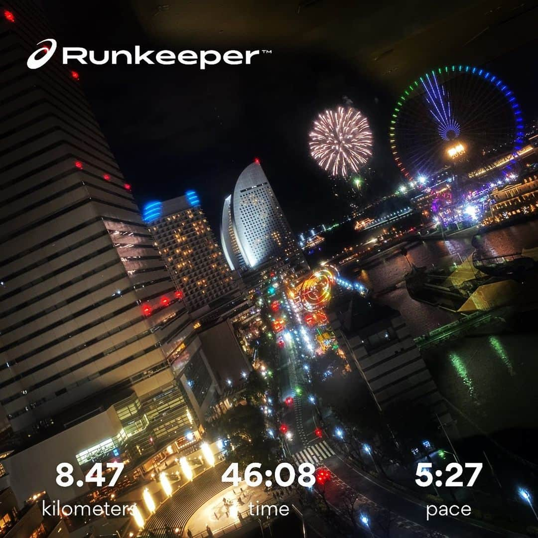 柴田聡さんのインスタグラム写真 - (柴田聡Instagram)「8.47km RUN♪ #fmyokohama  #route847  #番組後 #みなとみらいラン #ハシリマスタグラム  #走り終わったら #花火 #無言で #見入る #男3人」1月2日 20時37分 - satorushiba