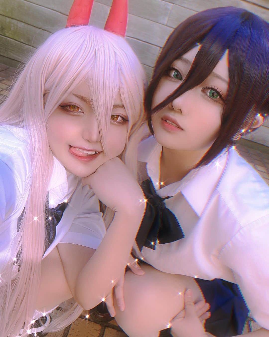 あまにのインスタグラム：「アコスタお疲れ様でした❤️ #チェンソーマン #コスプレ #パワー #レゼ」