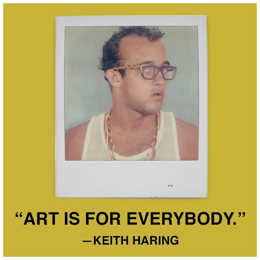 のインスタグラム：「Starting the weekend with inspiring words from artist #KeithHaring. 🎨 Discover the #DisneyxHaringxCoach collection via link in bio. #CoachNY」