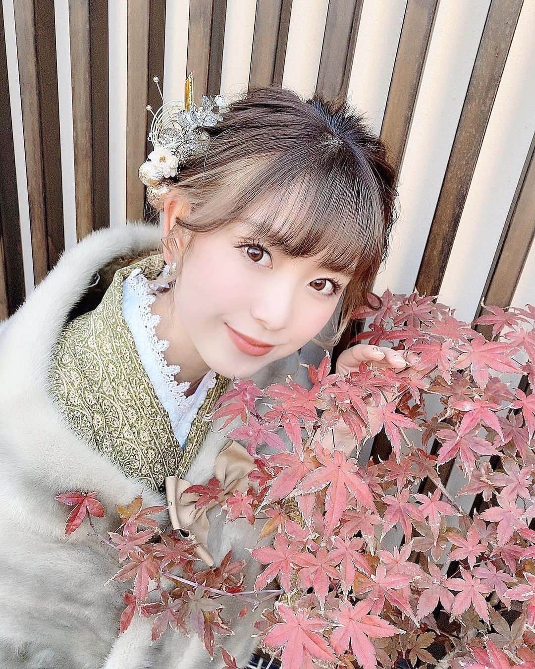 渡邉優さんのインスタグラム写真 - (渡邉優Instagram)「👘﻿ ﻿ ﻿ ﻿ ﻿ 髪の毛まで全部可愛くて﻿ kesaの魅力にどはまりーーー！！﻿ ﻿ 今年あと5回くらい行きたい☺️☺️笑﻿ ﻿ ﻿ ﻿ ﻿ #kimono」1月2日 22時01分 - yu_watanabe_