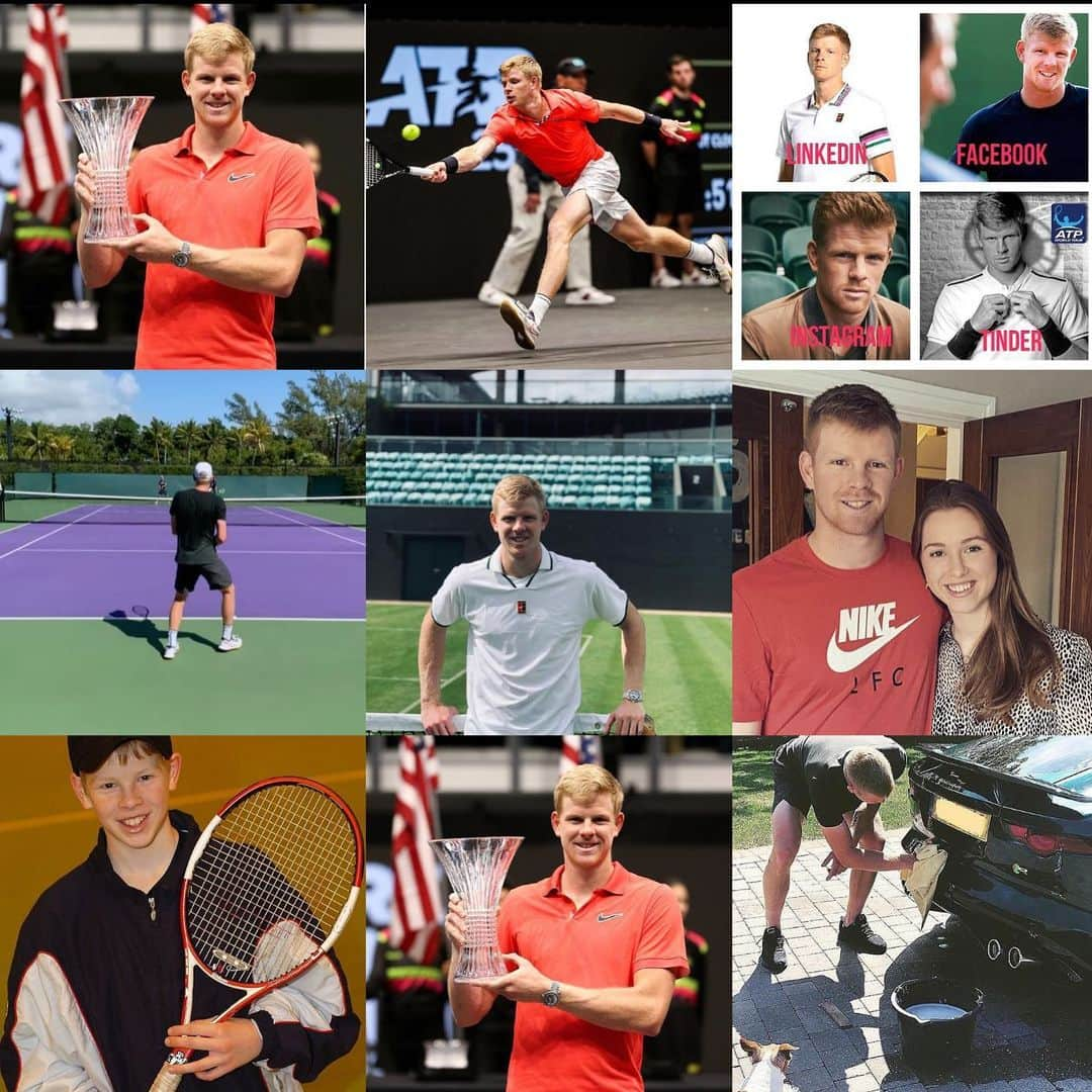 カイル・エドマンドのインスタグラム：「Top 9 of 2020! Happy New Year to you all 🎉 Thanks for all the support last year and looking forward to seeing what this year will bring 🎾   #top9of2020 #topnine #happynewyear」