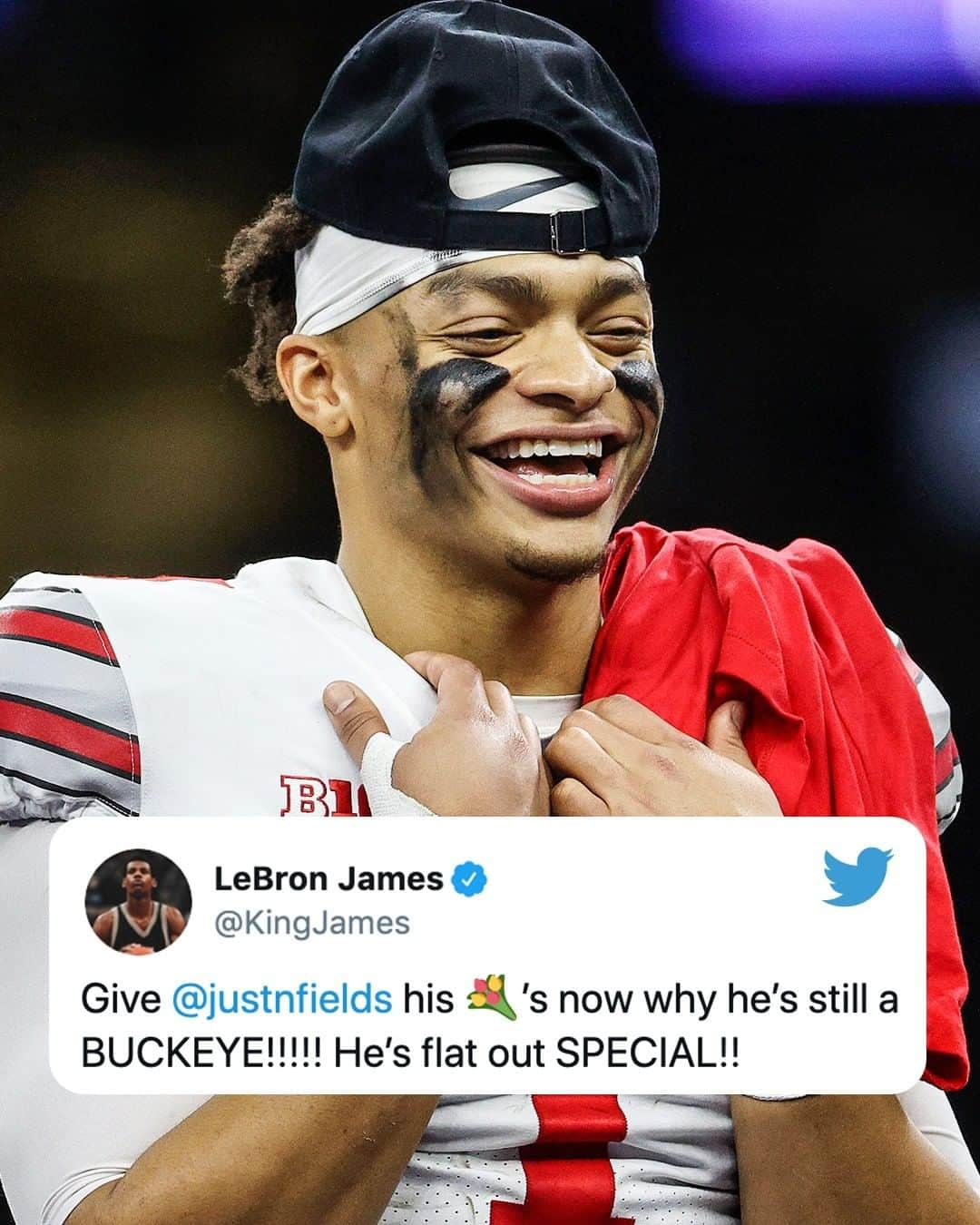 espnさんのインスタグラム写真 - (espnInstagram)「Justin Fields showed out and the sports world took notice. He's got next 😤」1月3日 0時54分 - espn