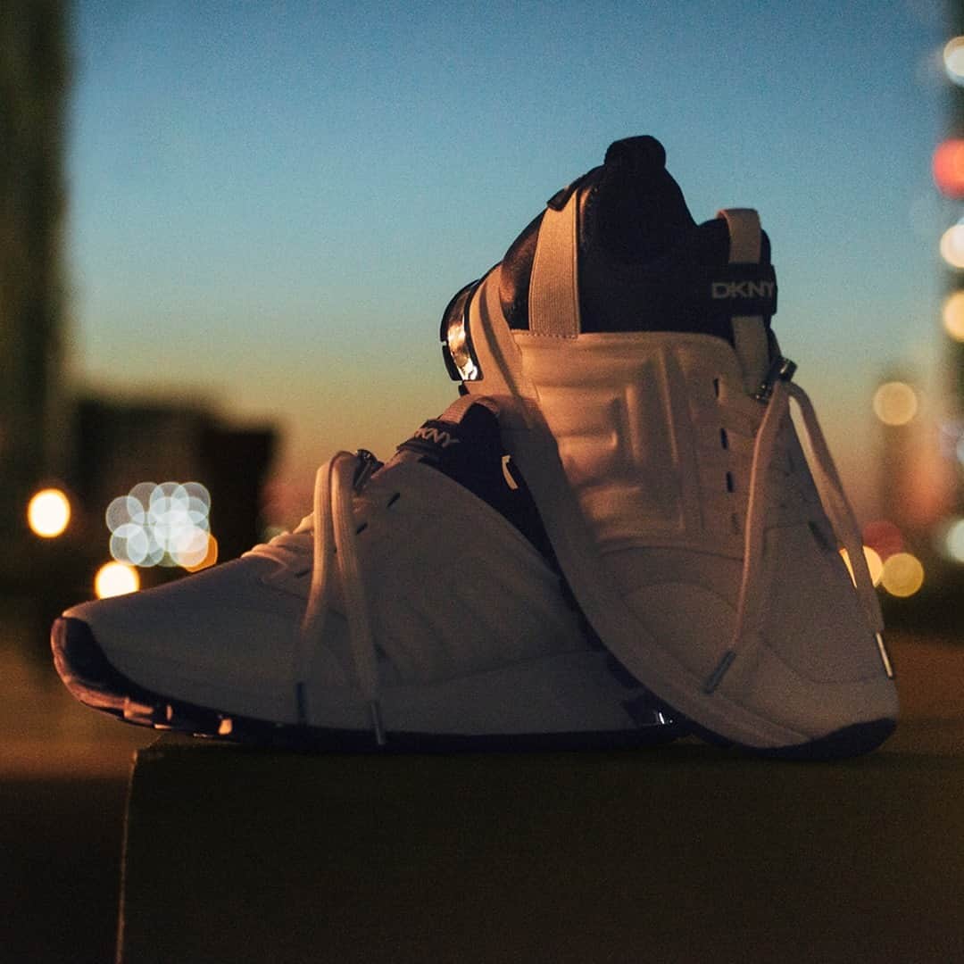 DKNYのインスタグラム：「For strutting around your stomping grounds. Explore #DKNY footwear on DKNY.com. #DKNYSTATEOFMIND」