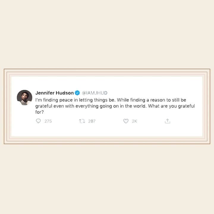ジェニファー・ハドソンのインスタグラム：「Grateful for my fam. I love you guys!」
