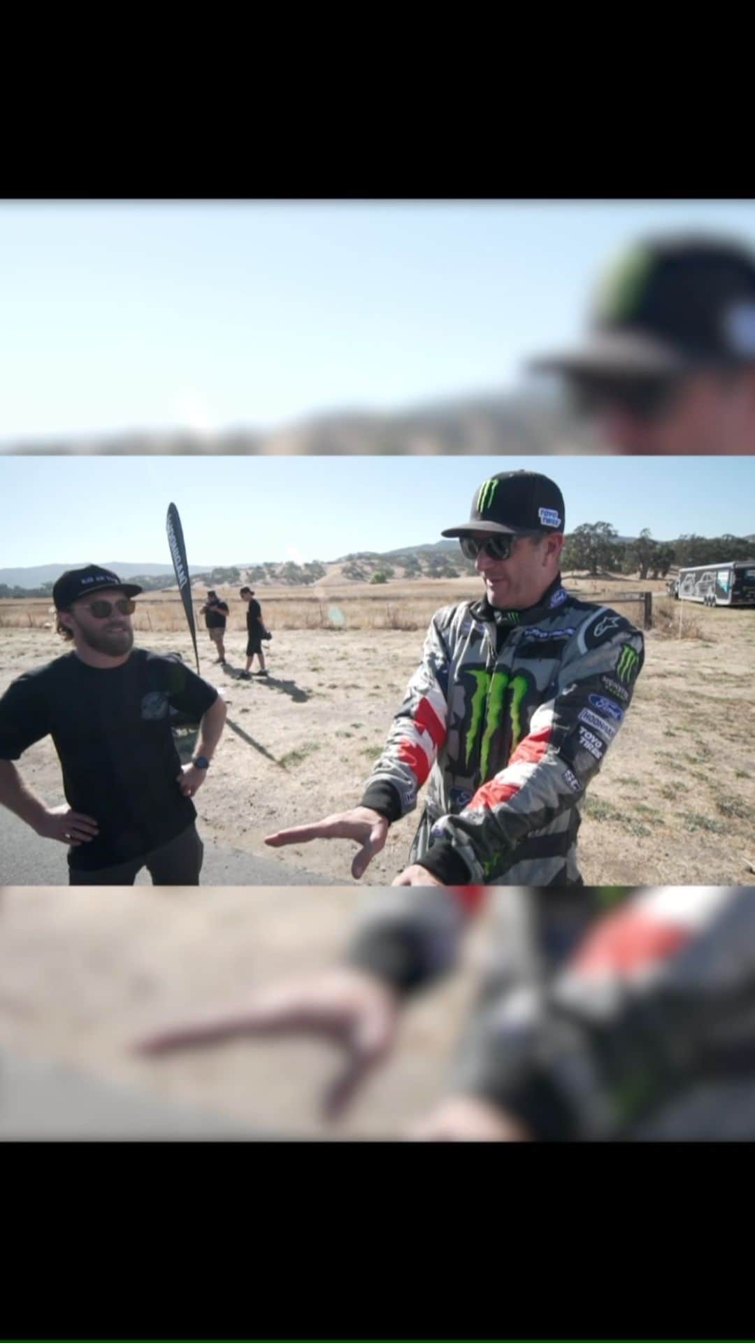 ケン・ブロックのインスタグラム：「Who starts a drag race facing the wrong direction?? Well I did, while racing the @TheHoonigans “Merch Van” in the last and final episode of Hoonicorn Vs The World. The obvious discrepancy in power and sheer ridiculousness of racing a bread van meant we needed to be extra creative, plus I finally got to do some Gymkhana... during a drag race! As you can see, we had fun filming this episode (link in bio to check it out). Especially me! #13secondlunchbox #HooniganMerchVan #HoonicornVsTheWorld」