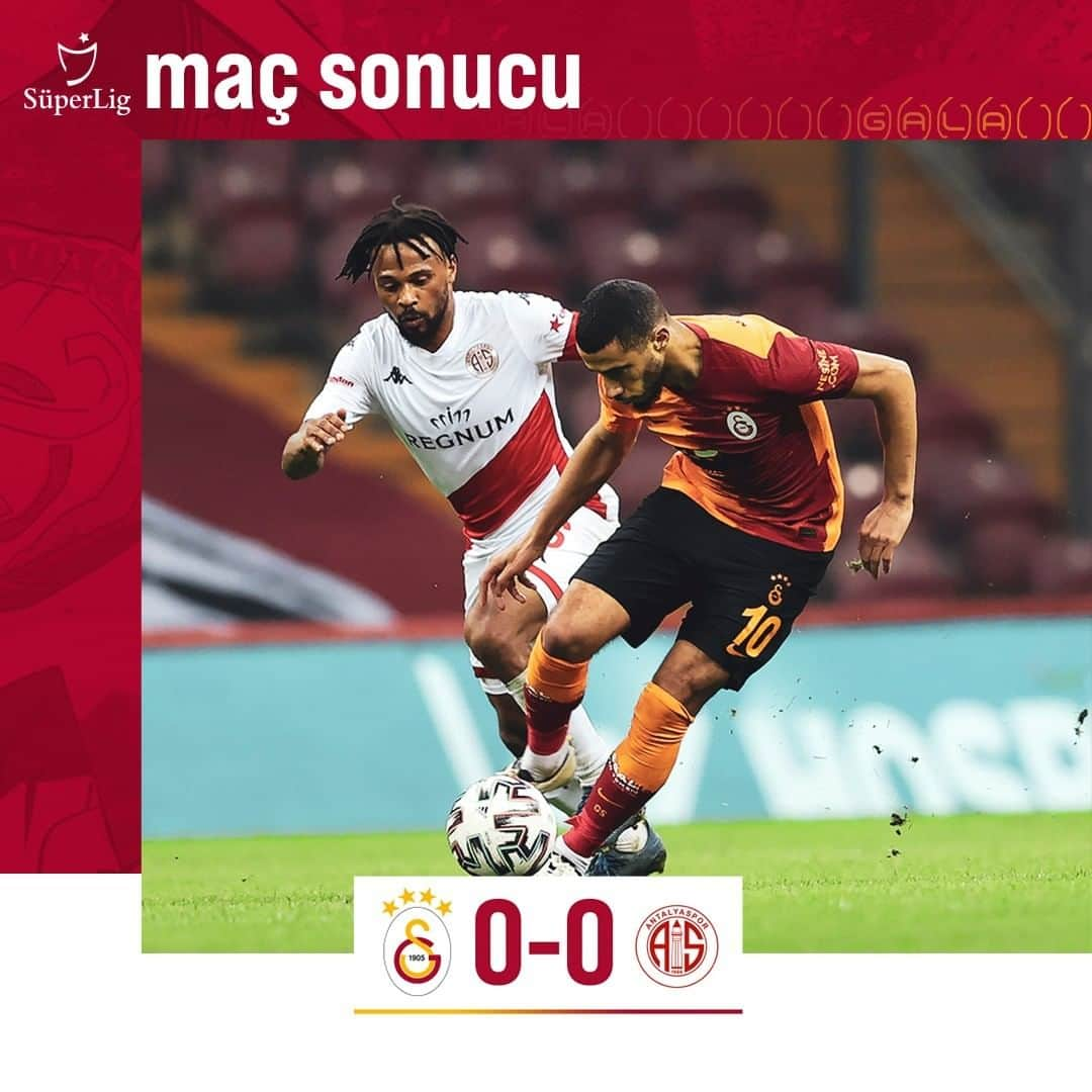 ガラタサライSKさんのインスタグラム写真 - (ガラタサライSKInstagram)「Maç sonucu: Galatasaray 0-0 FTA Antalyaspor #GSvANT」1月3日 3時01分 - galatasaray