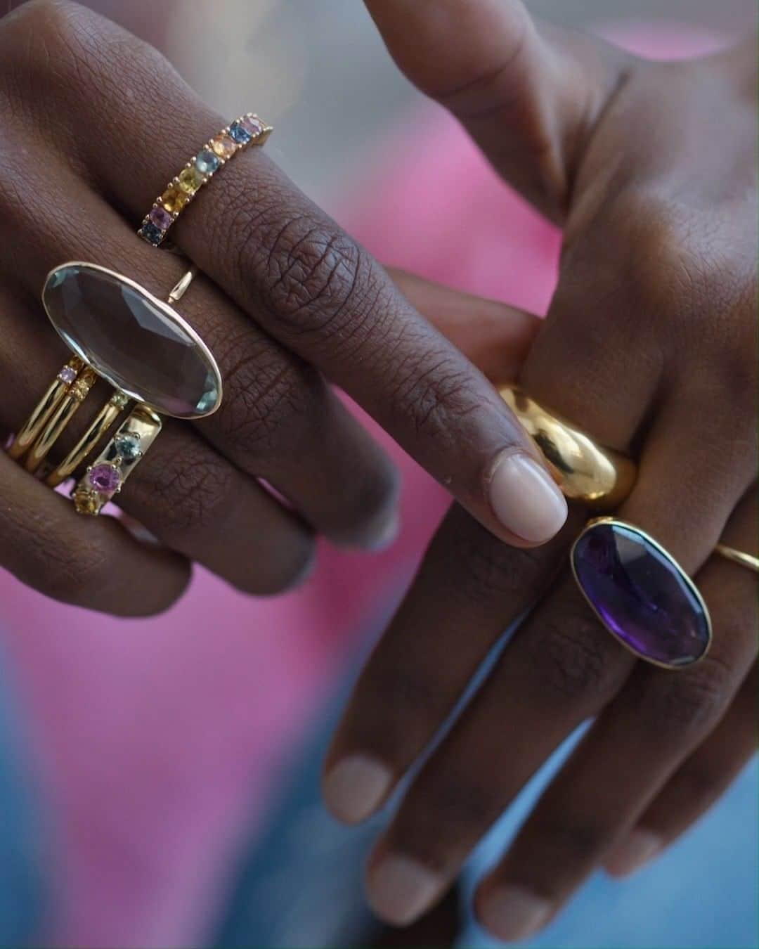 トウスのインスタグラム：「Turn up your look and flaunt your more sophisticated side. #StayTender #TOUSJewelry #TOUSLovers」
