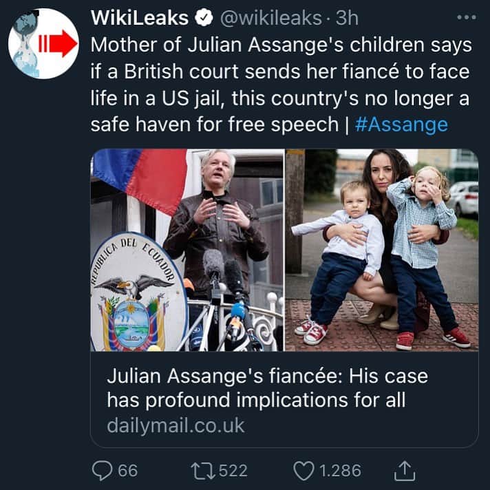 WikiLeaksのインスタグラム