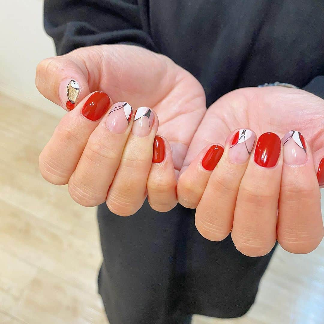 Kana Kobayashiさんのインスタグラム写真 - (Kana KobayashiInstagram)「お持ち込みデザイン💅 #和ネイル #ネイル #ネイルデザイン #新日本橋 #Nails #和風ネイル」1月3日 17時54分 - anela_kana