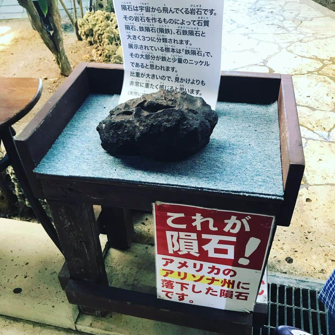 田中卓志さんのインスタグラム写真 - (田中卓志Instagram)「有吉の冬休みの途中で見つけた隕石。 本物かなぁ😯と田中隊長目線で見てしまう。  #アンガールズ #隕石」1月3日 18時02分 - ungirls_tanaka