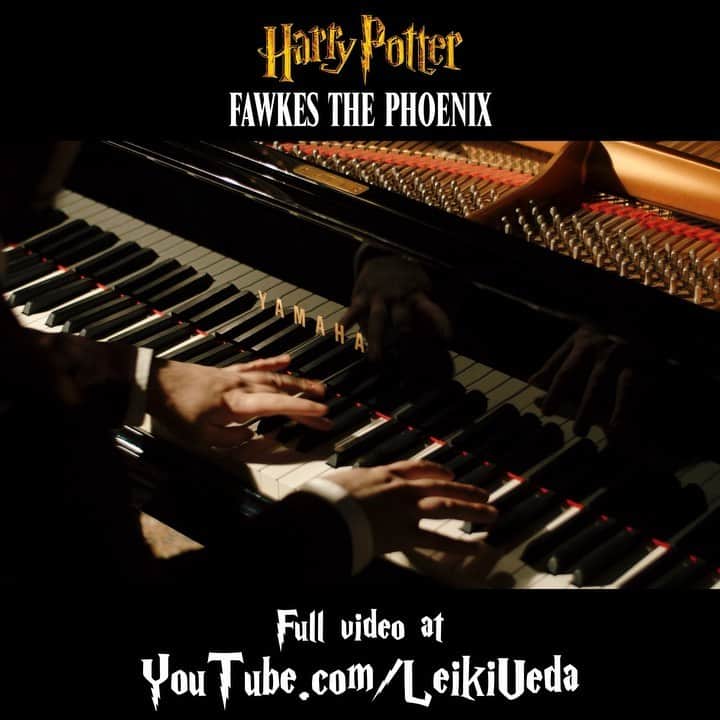 Leiki Uedaのインスタグラム：「Harry Potter and the Chamber of Secrets : Fawkes the Phoenix (Piano Solo) Full video on YouTube.com/LeikiUeda」