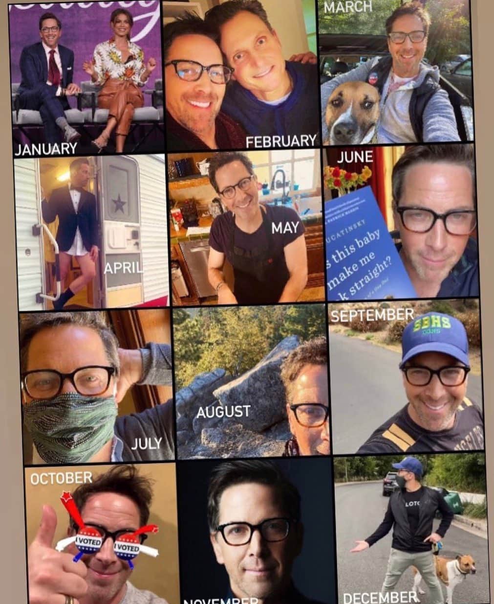 ダン・ブカティンスキーのインスタグラム：「#repost @danbucatinsky_fanpage MY 2020! Here’s looking forward to a healthy prosperous 2021 - and that 2020 is just hindsight. 🥂🎉」