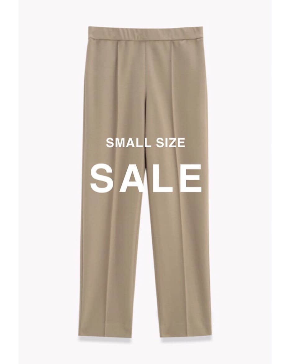 のインスタグラム：「［SMALL SIZE SALE ITEMS］﻿ スモールサイズセール開催中。﻿ 2020FALL & WINTERのセール対象商品から人気アイテムをご紹介。﻿ ﻿ 5.ウールジャージースリムパンツ﻿ Stage Tinka2 str﻿ ﻿ 〈身長150cm前後の小柄な方に美しくフィットするTheory luxeのスモールサイズ〉﻿ ﻿ -SMALL SIZE 店舗情報-﻿ 池袋西武店﻿ 新宿伊勢丹店﻿ 梅田阪神店﻿ ﻿ ﻿ ［Information］﻿ -レギュラーサイズONLINE SALE開催のお知らせ-﻿ 2021.1.8(金) AM8:00 START﻿ ﻿ #theoryluxe #smallsize #sale #pants #スモールサイズ #セール #パンツ #セオリーリュクス」