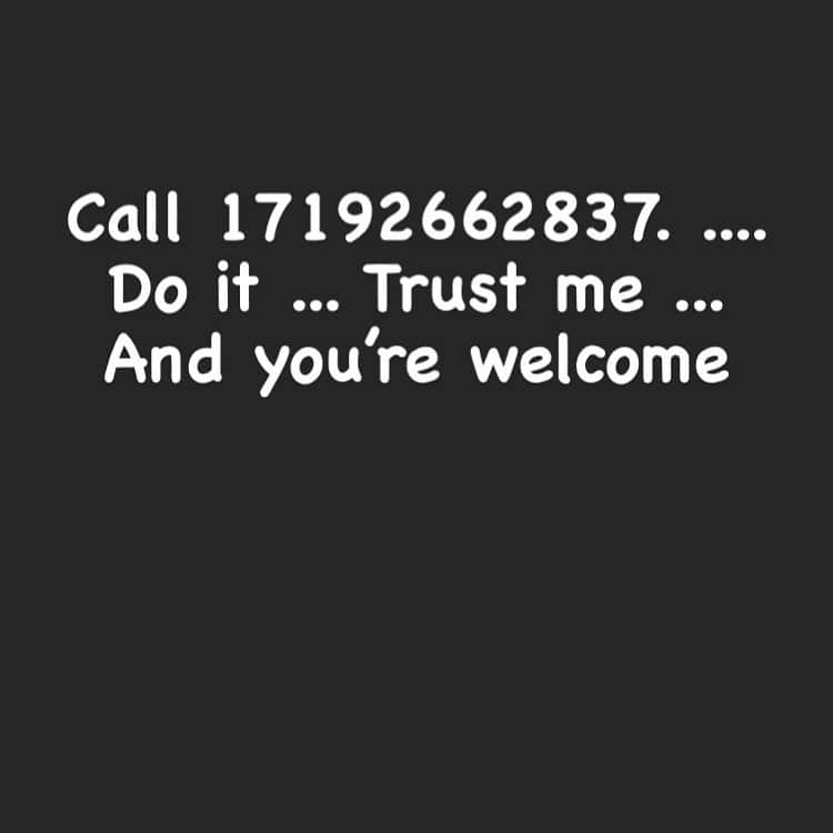 ロザリオ・ドーソンのインスタグラム：「+17192662837 for folks outside of the USA...」
