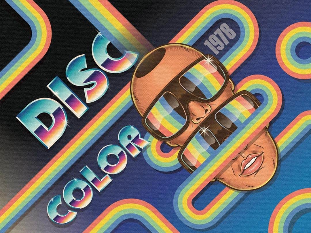 Dribbbleさんのインスタグラム写真 - (DribbbleInstagram)「Disc Color by Roberlan Borges ⠀ ⠀ #dribbble #design #psychadelic #illustration #eighties #dribbblers #retro」1月3日 14時33分 - dribbble
