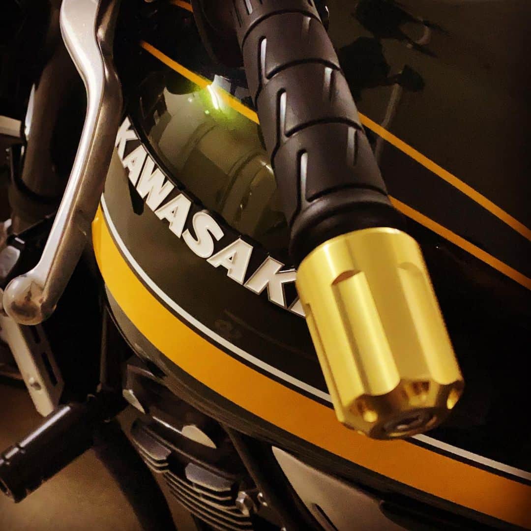 浅田信一のインスタグラム：「2021初ライド🏍  #z900rs」
