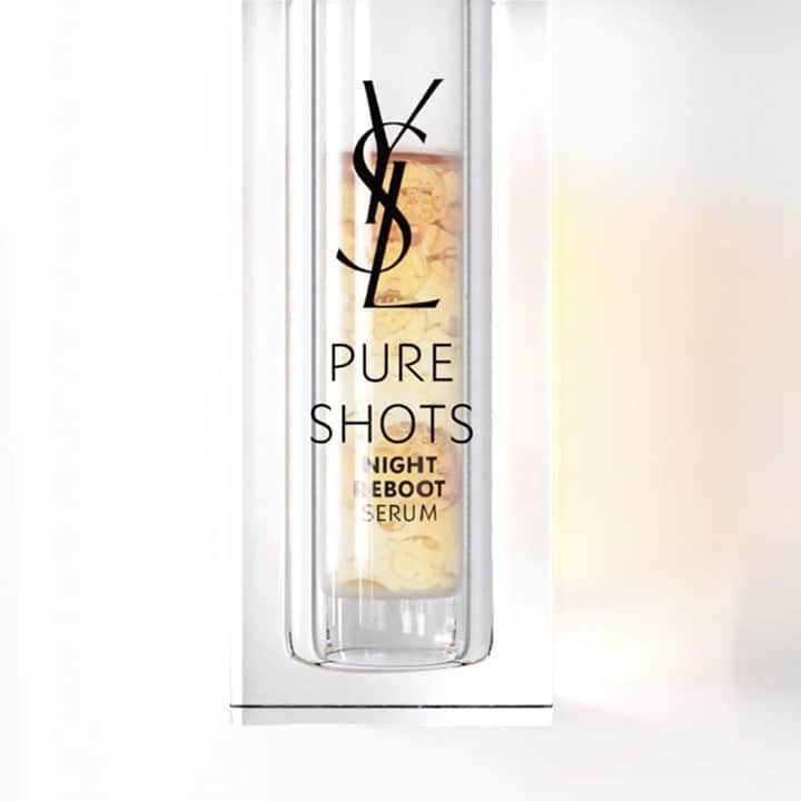 Yves Saint Laurent Beautyさんのインスタグラム写真 - (Yves Saint Laurent BeautyInstagram)「Plug into true power, with PURE SHOTS NIGHT REBOOT SERUM.  Not only does the bi-phase reboot skin from the very first night, its cartridge is rechargable allowing it recycled and replaced with a brand new refill of PURE SHOTS NIGHT REBOOT SERUM. Big results, with a small environmental footprint.  #yslbeauty #pureshots #nightrebootserum」1月4日 2時58分 - yslbeauty