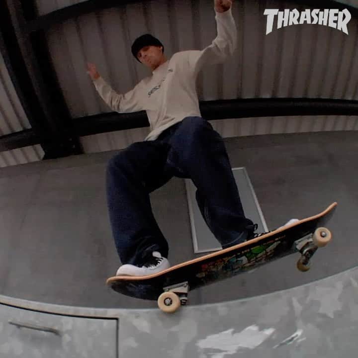 スラッシャーのインスタグラム：「🗣 @karstenkleppan ❕ As seen in @wknd_skateboards ‘Scandinavian Infrastructure’ video 📼」