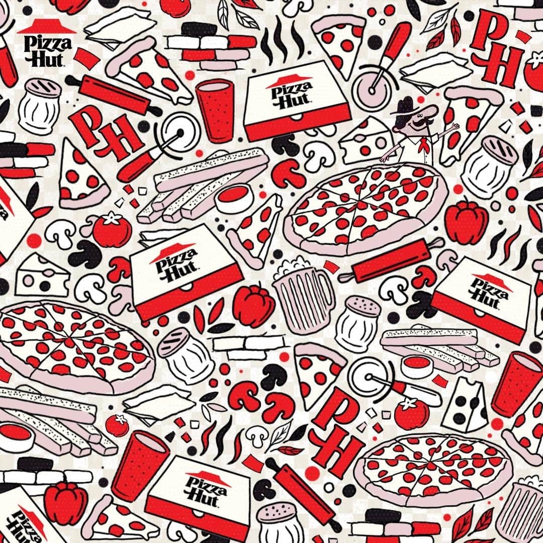 Pizza Hutのインスタグラム：「Anyone else in need of a distraction from the fact that we're heading back to reality tomorrow? 🙋 Find Pizza Pete and once you do, let us know in the comments (no spoilers though 😉)!」