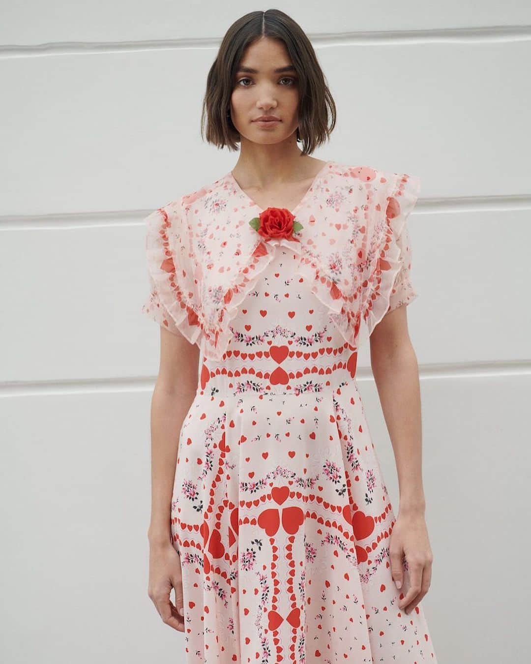 Harrodsのインスタグラム：「A @Rodarte rose without a thorn 🌹  #Harrods #HarrodsFashion #NewToHarrods   Our stores are closed – but you can still shop through our Personal Shopping service, and on harrods.com. Plus, enjoy 10% off with Rewards until Tuesday 5th Jan. Join online for free today!」