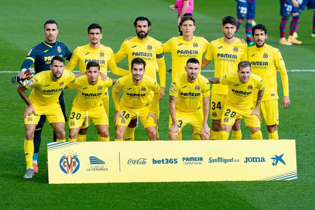 ビジャレアルCFのインスタグラム：「Producto nacional 😉👏  🇪🇸 @sergioasenjo1  🇪🇸 @gerard_moreno  🇪🇸 @raulalbiol33  🇪🇸 @pauttorres  🇪🇸 @ferni_9  🇪🇸 @dani_parejo10  🇪🇸 @alfonsopedraza9  🇪🇸 @yeresantos10  🇪🇸 @manutrigueros_14  🇪🇸 Moi Gómez 🇪🇸 @rpenha9  . A national product 😉👏 . #VillarrealLevante #Villarreal #futbol #football #soccer #laliga」