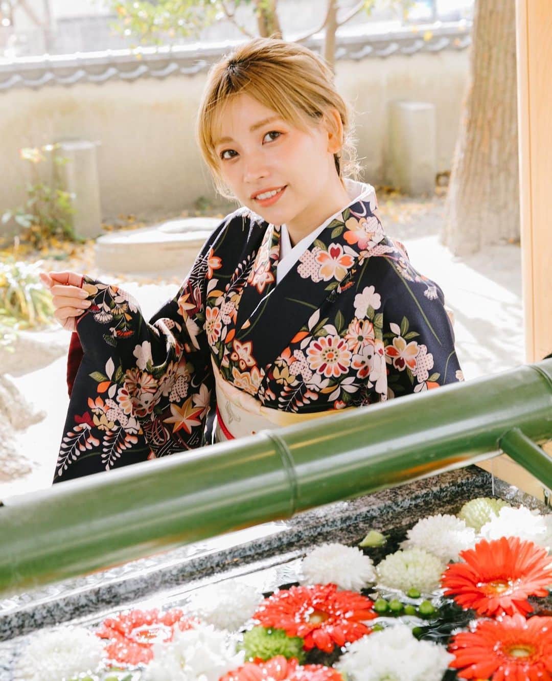 yukaさんのインスタグラム写真 - (yukaInstagram)「❤  着物ってなんでこんなに素敵なんだろー😌💕  #着物 #👘 #日本文化 #福岡」1月3日 21時21分 - yuka_new_world
