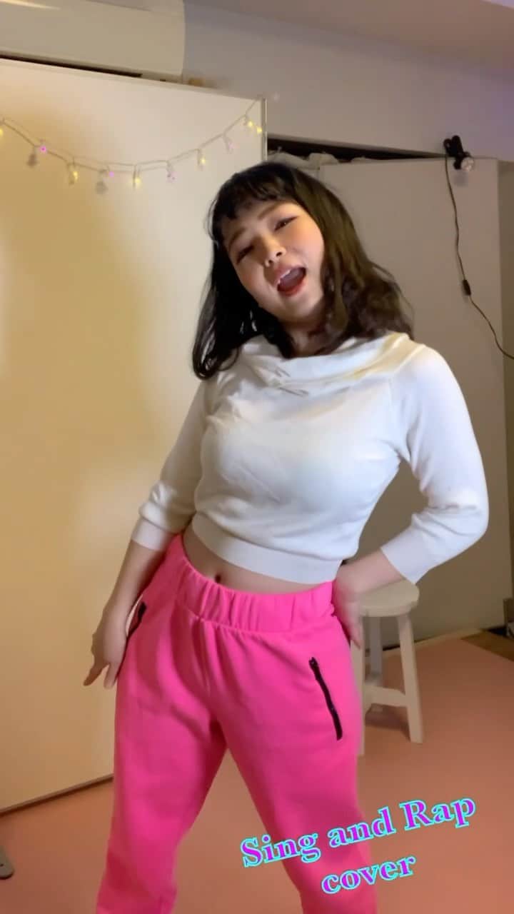 のインスタグラム：「step and step cover💖#rapper #rap #sing #niziu #niziucover #cover #stepandastep」