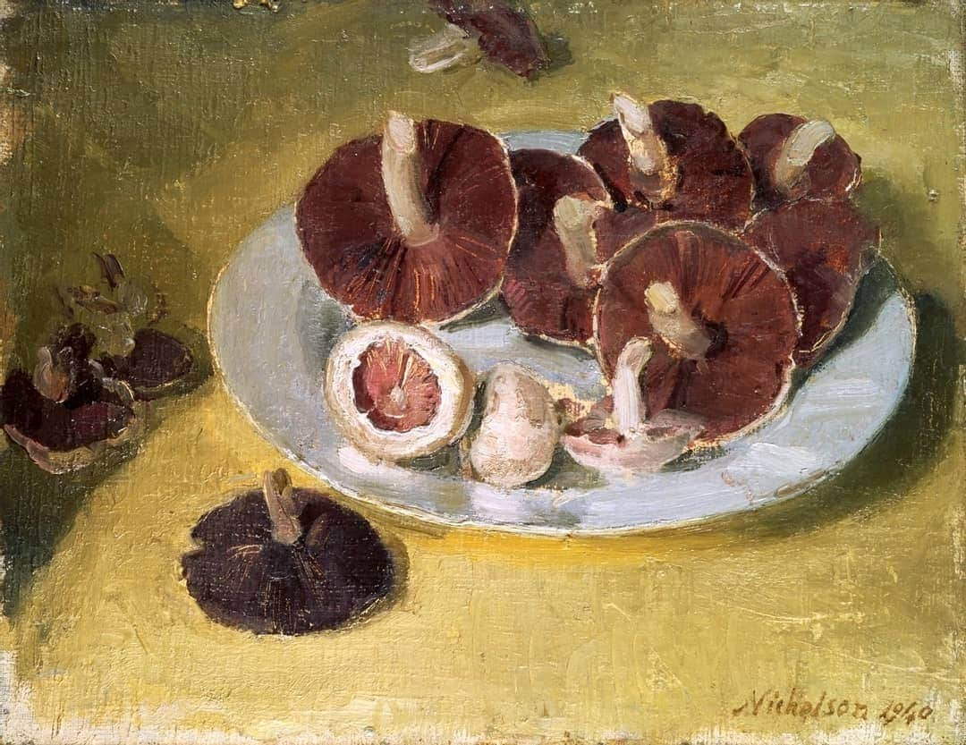 テート・ギャラリーさんのインスタグラム写真 - (テート・ギャラリーInstagram)「What’s your favourite thing to paint or draw?  Mushrooms were a favourite subject of William Nicholson, a British painter of still-life landscapes and portraits. He painted this picture towards the end of his career in 1940 but had been painting mushrooms since the 1920s. 🍄🍄🍄」1月3日 23時48分 - tate