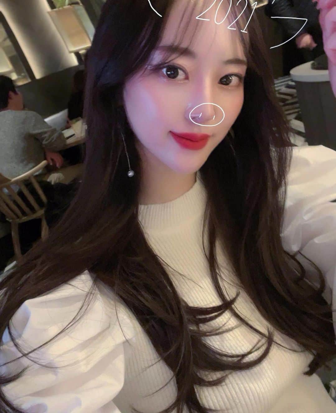 natsu_772のインスタグラム：「2021年🐮 🤍해피뉴이어2021이에요🤍 あけましておめでとうございます🎍  今年もどうぞ宜しくお願い致します✨  健康で豊かな一年になります様に🕊🙏  ... #happynewyear #2021 #새해복많이받으세요」