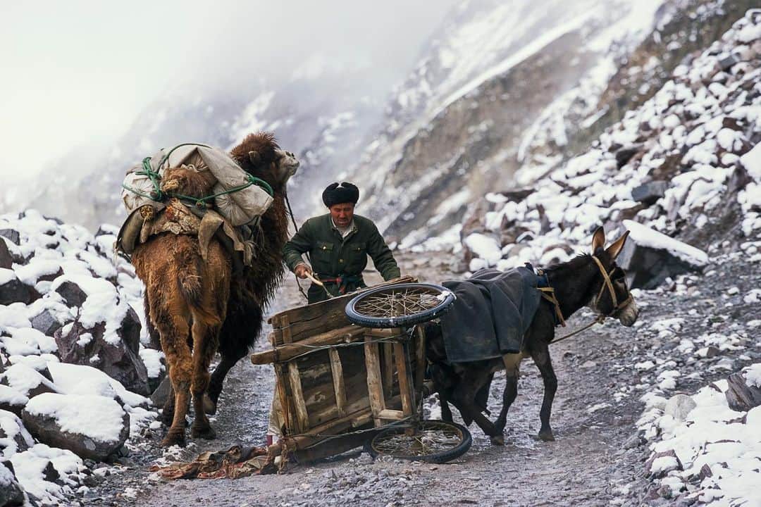 Michael Yamashitaさんのインスタグラム写真 - (Michael YamashitaInstagram)「Views through my windows — always grab the front seat. #roadtrip #tibet #teahorseroad  #chamagudao #viewfrommywindow」1月4日 1時17分 - yamashitaphoto