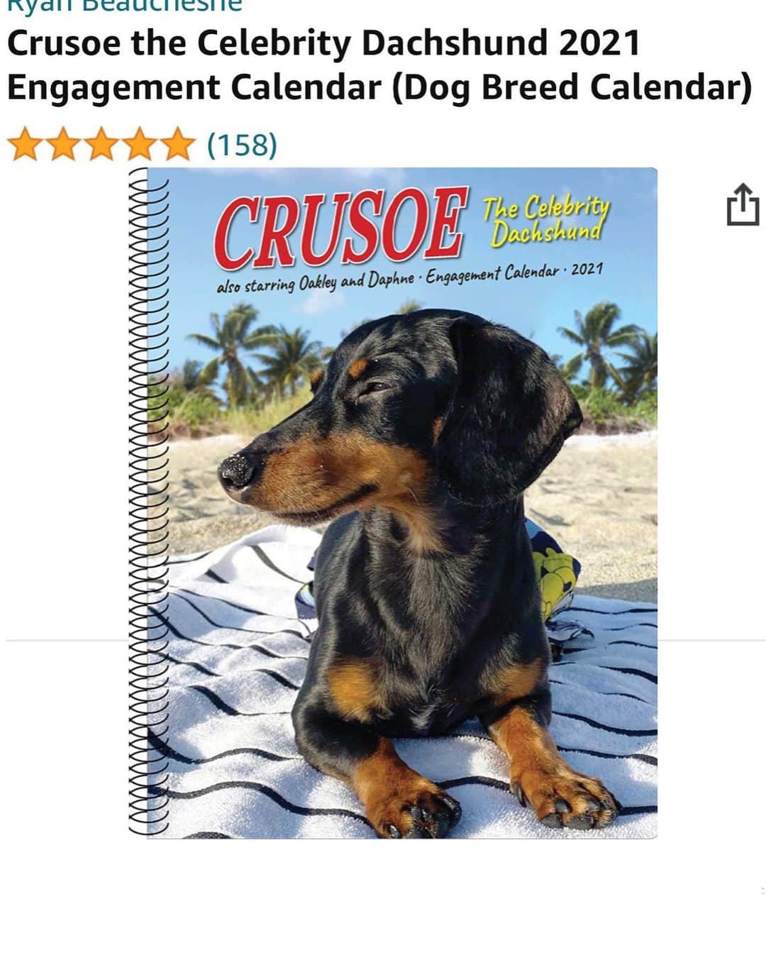 Crusoe the Celebrity Dachshundさんのインスタグラム写真 - (Crusoe the Celebrity DachshundInstagram)「“Setting our calendar to wiener level! Make 2021 even better with our 2021 calendar collection! Available on Amazon via link in my profile” ~ Crusoe」1月4日 2時01分 - crusoe_dachshund
