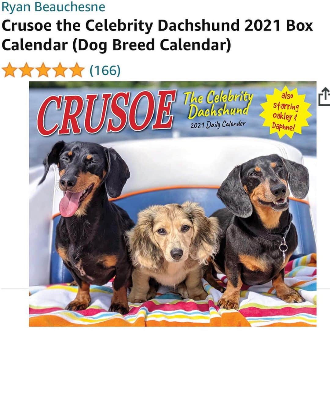 Crusoe the Celebrity Dachshundさんのインスタグラム写真 - (Crusoe the Celebrity DachshundInstagram)「“Setting our calendar to wiener level! Make 2021 even better with our 2021 calendar collection! Available on Amazon via link in my profile” ~ Crusoe」1月4日 2時01分 - crusoe_dachshund