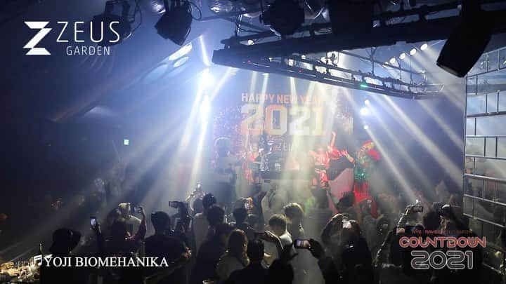 YOJI BIOMEHANIKAのインスタグラム：「The aftermovie for COUNTDOWN 2021 at ZEUS GARDEN in Tokyo」