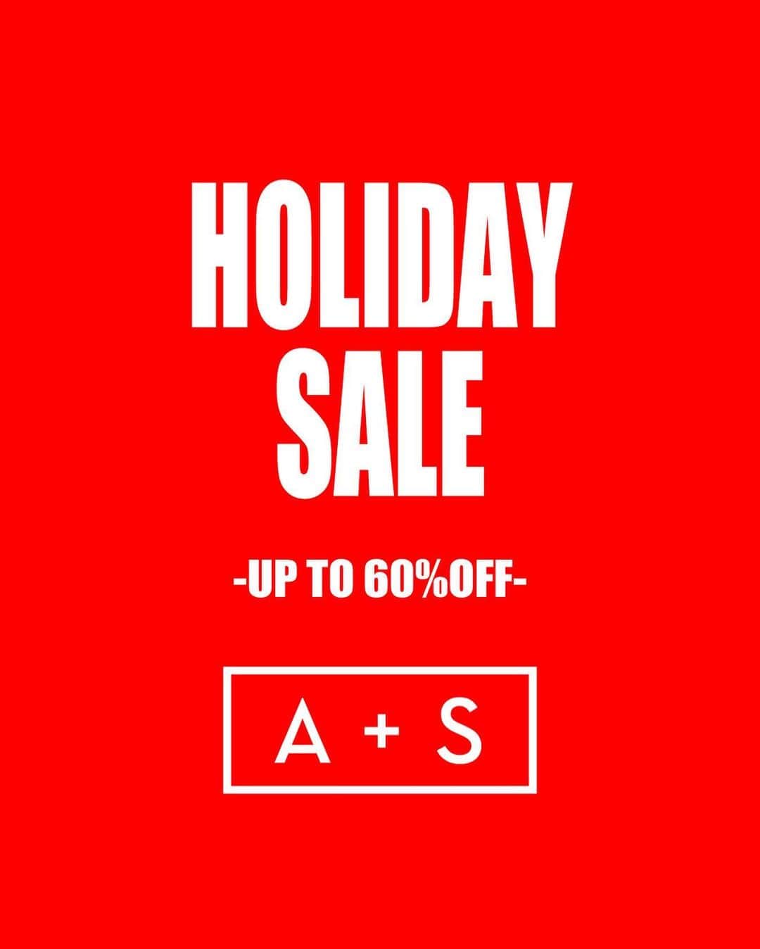 A+Sのインスタグラム：「A+S HOLIDAY SALE 2021年1月4日（月）から1月11日（月）までの期間、 A+S HOLIDAY SALEを "WEB STORE" のみで開催致します。実店舗では実施しておりませんのでご注意下さい。是非、この御機会にご利用ください。  ■ご注文確定、ご配送について ・ご注文商品のご確定までにお時間を要する場合がございます。順次ご確定メールをお送り致しますので予めご了承いただきます様お願い致します。 ・配送業者の繁忙期に伴い、お届けまでにお時間を頂戴する場合がございます。 予めご了承いただきます様お願い申し上げます。  ※SALE商品につきまして「A+S / ご注文確認メール (自動配信)」メールをお受け取り後のキャンセル・返品・サイズ交換は受け付けておりません  ※商品ごとに検品作業を行なっております。製造時より商品の状態には、接着剤によるシミ、レザーのシワや金属部品のスレなどに個体差がございます。また、外箱や中紙のダメージ、製品タグの付属など、これらを理由とする返品・交換は出来ませんのでご了承下さい。  皆様のご利用お待ちしております。  #a_and_s」